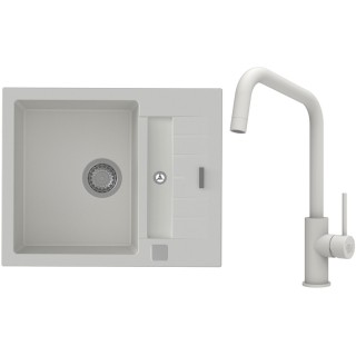 Set StrongSinks S3 (drez Vardar 615 Biela + batéria Arda Biela)