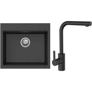 Set StrongSinks S3 (drez Ipel 560 Čierna + batéria Ipoly Čierna matná)