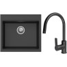 Set StrongSinks S3 (drez Ipel 560 Čierna + batéria Loira Čierna matná)