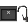 Set StrongSinks S3 (drez Ipel 560 Čierna + batéria Garonne Čierna matná)