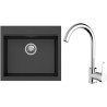 Set StrongSinks S3 (drez Ipel 560 Čierna + batéria Seina Chróm)