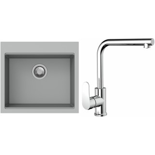 Set StrongSinks S3 (drez Ipel 560 Sivá + batéria Stréva Chróm)