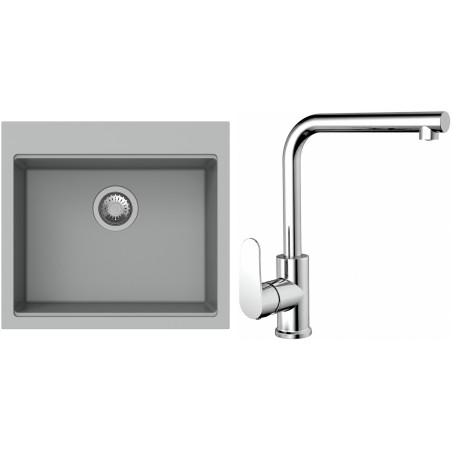 Set StrongSinks S3 (drez Ipel 560 Sivá + batéria Stréva Chróm)