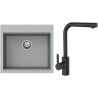 Set StrongSinks S3 (drez Ipel 560 Sivá + batéria Ipoly Čierna matná)