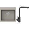 Set StrongSinks S3 (drez Ipel 560 Béžová + batéria Ipoly Čierna matná)