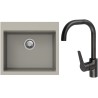 Set StrongSinks S3 (drez Ipel 560 Béžová + batéria Garonne Čierna matná)