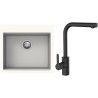 Set StrongSinks S3 (drez Ipel 560 Biela + batéria Ipoly Čierna matná)