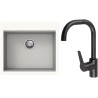 Set StrongSinks S3 (drez Ipel 560 Biela + batéria Garonne Čierna matná)