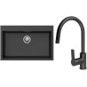 Set StrongSinks S3 (drez Ipel 780 Čierna + batéria Loira Čierna matná)
