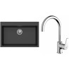 Set StrongSinks S3 (drez Ipel 780 Čierna + batéria Rhona Chróm)