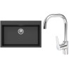 Set StrongSinks S3 (drez Ipel 780 Čierna + batéria Garonne Chróm)