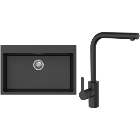 Set StrongSinks S3 (drez Ipel 780 Čierna + batéria Ipoly Čierna matná)