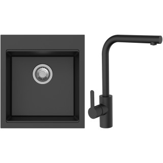 Set StrongSinks S3 (drez Ipel 460 Čierna + batéria Ipoly Čierna matná)