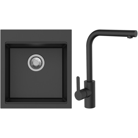 Set StrongSinks S3 (drez Ipel 460 Čierna + batéria Ipoly Čierna matná)
