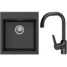 Set StrongSinks S3 (drez Ipel 460 Čierna + batéria Garonne Čierna matná)