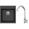 Set StrongSinks S3 (drez Ipel 460 Čierna + batéria Seina Chróm)