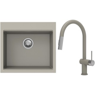 Set StrongSinks S3 (drez Ipel 560 Béžová + batéria Neris Béžová, nerezová koncovka)