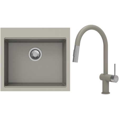 Set StrongSinks S3 (drez Ipel 560 Béžová + batéria Neris Béžová, nerezová koncovka)