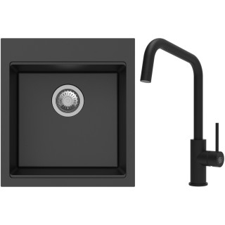 Set StrongSinks S3 (drez Ipel 460 Čierna + batéria Arda Čierna matná)