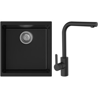 Set StrongSinks S3 (drez Hron 430 Čierna + batéria Ipoly Čierna matná)