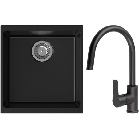Set StrongSinks S3 (drez Hron 430 Čierna + batéria Loira Čierna matná)
