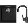 Set StrongSinks S3 (drez Hron 430 Čierna + batéria Garonne Čierna matná)