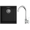 Set StrongSinks S3 (drez Hron 430 Čierna + batéria Seina Chróm)