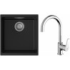 Set StrongSinks S3 (drez Hron 430 Čierna + batéria Rhona Chróm)