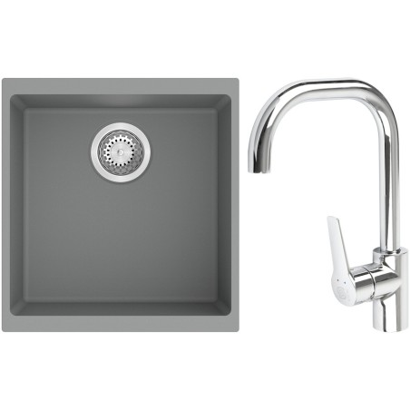 Set StrongSinks S3 (drez Hron 430 Sivá + batéria Garonne Chróm)
