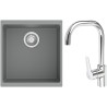 Set StrongSinks S3 (drez Hron 430 Sivá + batéria Garonne Chróm)