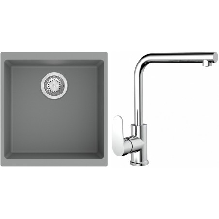 Set StrongSinks S3 (drez Hron 430 Sivá + batéria Stréva Chróm)