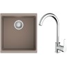 Set StrongSinks S3 (drez Hron 430 Béžová + batéria Seina Chróm)