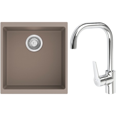 Set StrongSinks S3 (drez Hron 430 Béžová + batéria Garonne Chróm)