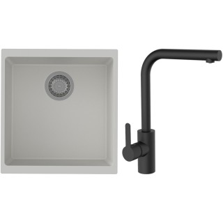 Set StrongSinks S3 (drez Hron 430 Biela + batéria Ipoly Čierna matná)
