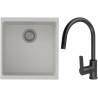 Set StrongSinks S3 (drez Hron 430 Biela + batéria Loira Čierna matná)