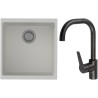 Set StrongSinks S3 (drez Hron 430 Biela + batéria Garonne Čierna matná)