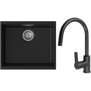 Set StrongSinks S3 (drez Hron 530 Čierna + batéria Loira Čierna matná)