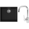 Set StrongSinks S3 (drez Hron 530 Čierna + batéria Garonne Chróm)