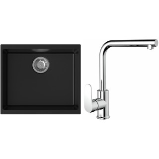Set StrongSinks S3 (drez Hron 530 Čierna + batéria Stréva Chróm)