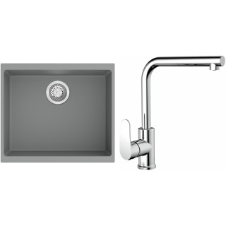 Set StrongSinks S3 (drez Hron 530 Sivá + batéria Stréva Chróm)