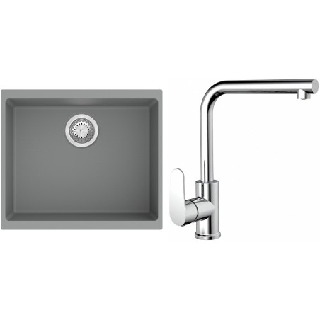 Set StrongSinks S3 (drez Hron 530 Sivá + batéria Stréva Chróm)