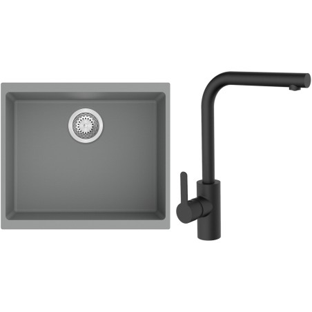 Set StrongSinks S3 (drez Hron 530 Sivá + batéria Ipoly Čierna matná)