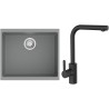 Set StrongSinks S3 (drez Hron 530 Sivá + batéria Ipoly Čierna matná)