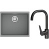 Set StrongSinks S3 (drez Hron 530 Sivá + batéria Garonne Čierna matná)