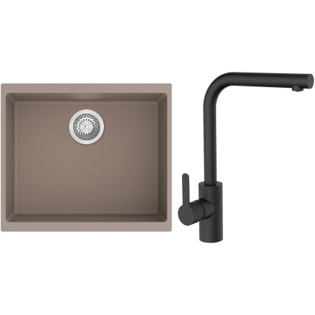 Set StrongSinks S3 (drez Hron 530 Béžová + batéria Ipoly Čierna matná)