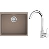 Set StrongSinks S3 (drez Hron 530 Béžová + batéria Seina Chróm)