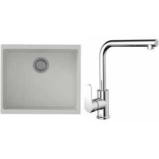 Set StrongSinks S3 (drez Hron 530 Biela + batéria Stréva Chróm)
