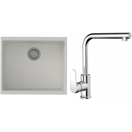 Set StrongSinks S3 (drez Hron 530 Biela + batéria Stréva Chróm)