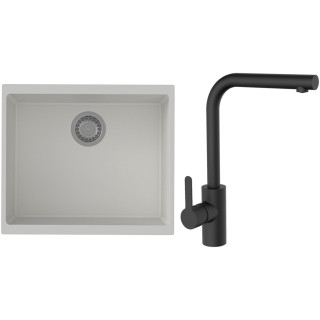 Set StrongSinks S3 (drez Hron 530 Biela + batéria Ipoly Čierna matná)