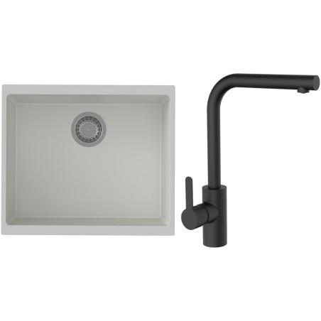 Set StrongSinks S3 (drez Hron 530 Biela + batéria Ipoly Čierna matná)